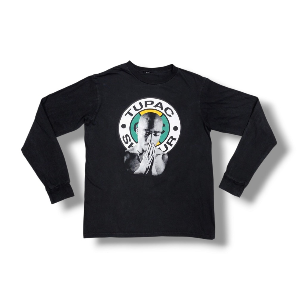 Rare‎ Cross Colours X Tupac Shakur Prayer Tee 2pac T-Shirt Retro Men's Small